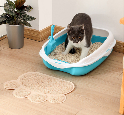 Kastty Cat Litter Box, Indoor Litter Tray for Cat, Enclosed Pet Toilet Supplies for Kitten, Kitty, Rabbit