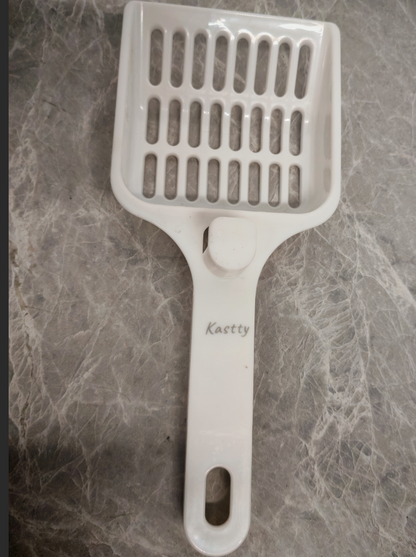 Kastty Cat Litter Scoop, Long-Handle Cat Litter Scoop, Fast-Sifting & Effortless to Use