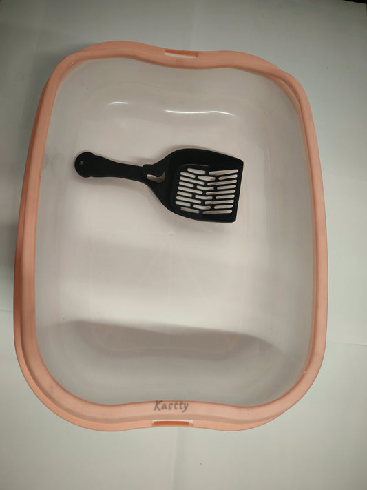 Kastty Cat Litter Box, Indoor Litter Tray for Cat, Enclosed Pet Toilet Supplies for Kitten, Kitty, Rabbit